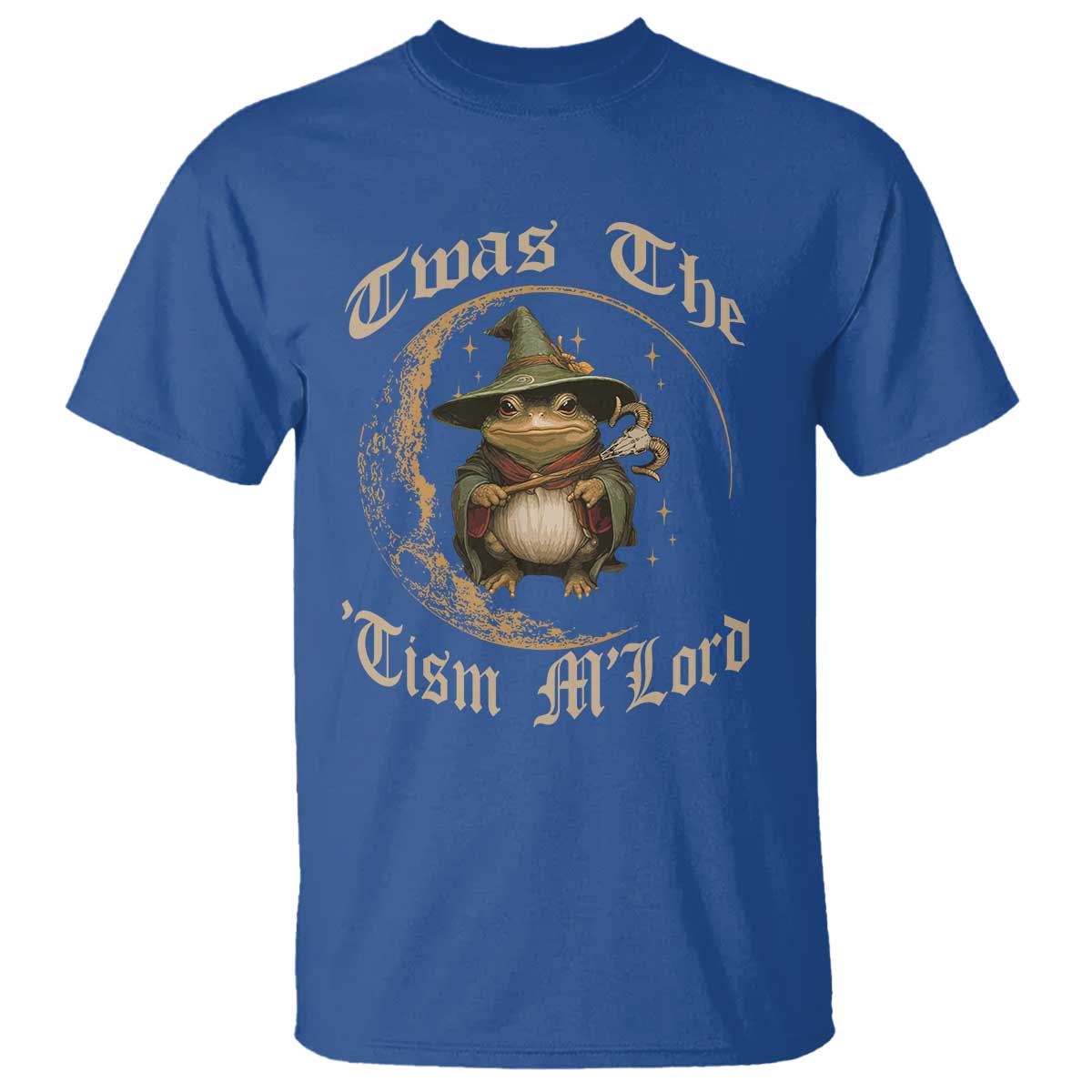 Twas the Tism MLord Frog T Shirt Funny Anti Social Meme TS10 Royal Blue Print Your Wear