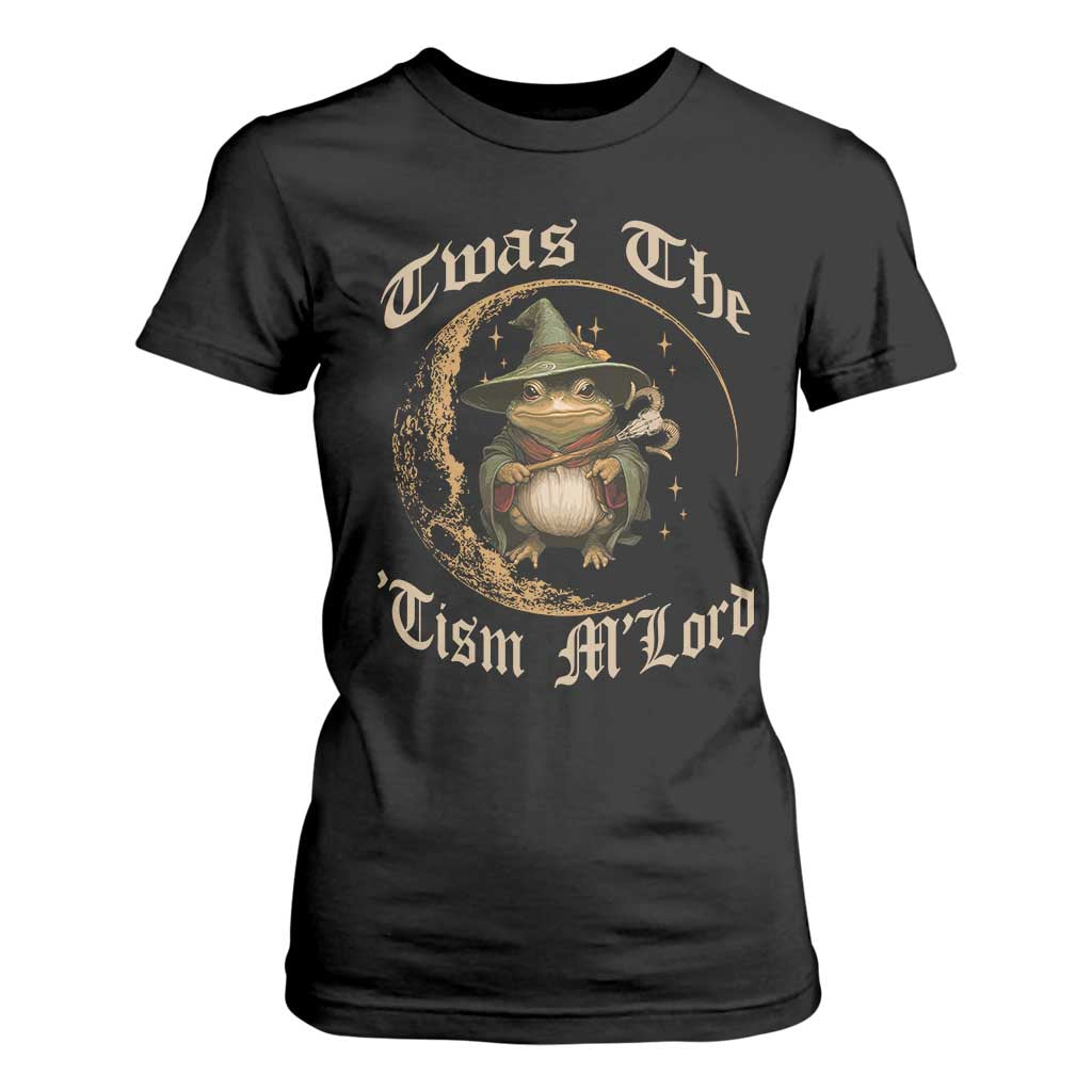Twas the Tism MLord Frog T Shirt For Women Funny Anti Social Meme TS10 Black Print Your Wear