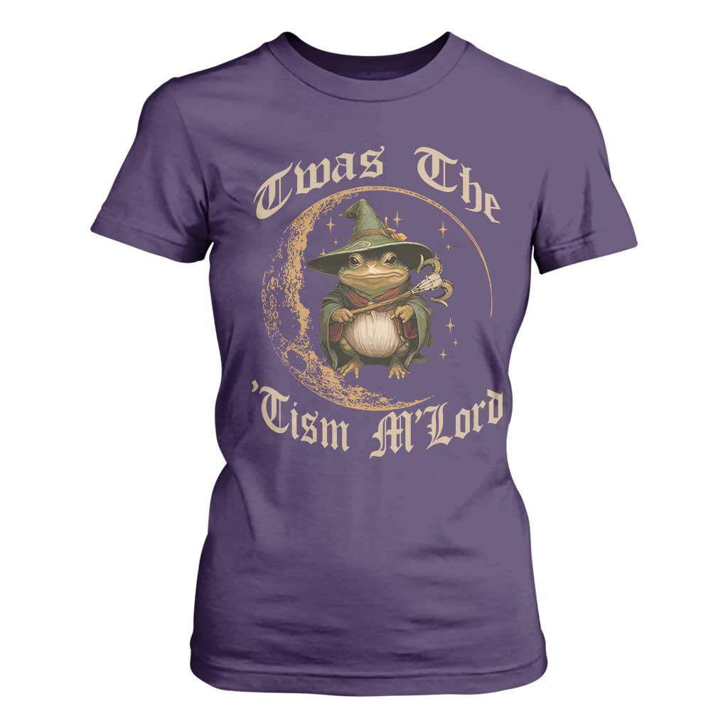 Twas the Tism MLord Frog T Shirt For Women Funny Anti Social Meme TS10 Purple Print Your Wear