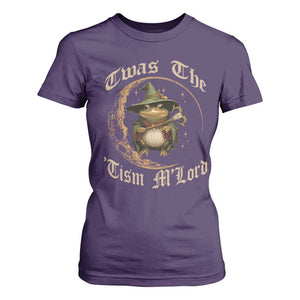 Twas the Tism MLord Frog T Shirt For Women Funny Anti Social Meme TS10 Purple Print Your Wear