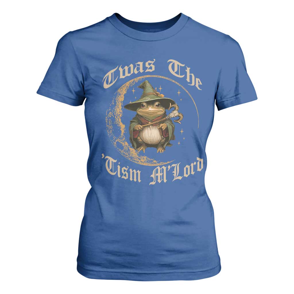Twas the Tism MLord Frog T Shirt For Women Funny Anti Social Meme TS10 Royal Blue Print Your Wear