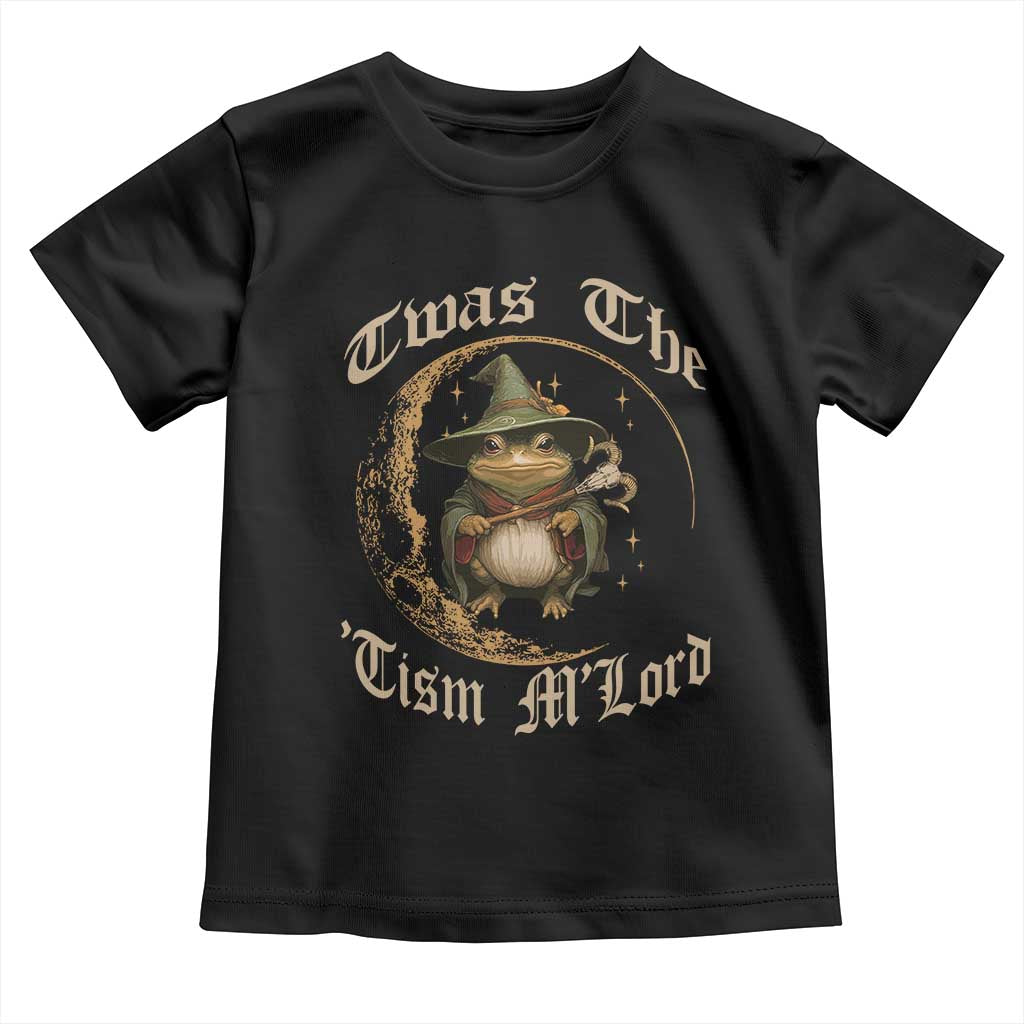 Twas the Tism MLord Frog Toddler T Shirt Funny Anti Social Meme TS10 Black Print Your Wear