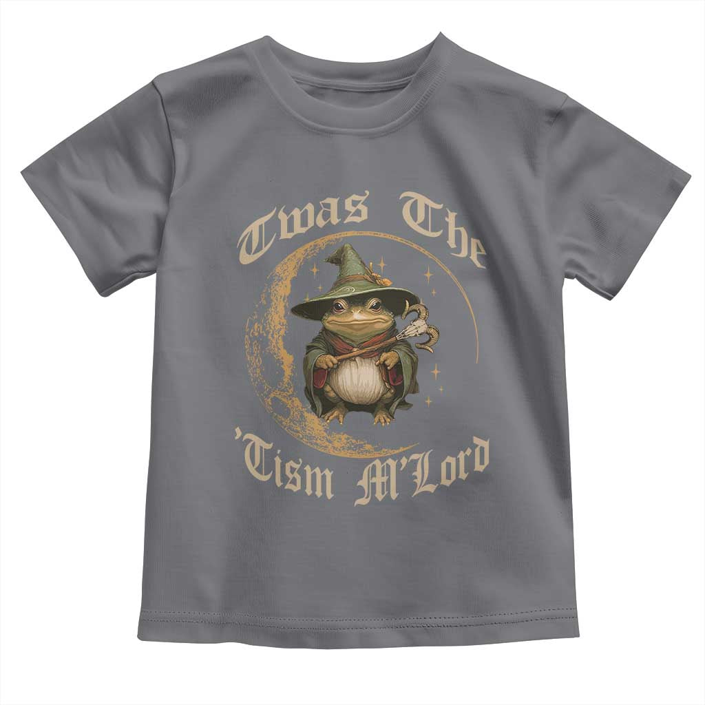 Twas the Tism MLord Frog Toddler T Shirt Funny Anti Social Meme TS10 Charcoal Print Your Wear