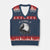Black Crow F-Caw-F V-Neck Knit Sweater Vest Funny Raven Moon Gothic Adult Humor TS10 Navy Red Print Your Wear