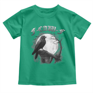 Black Crow F-Caw-F Toddler T Shirt Funny Raven Moon Gothic Adult Humor TS10 Irish Green Print Your Wear