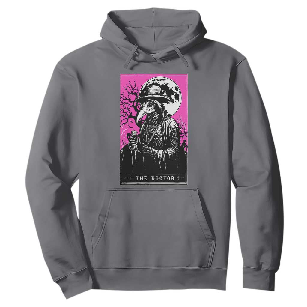 Plague Doctor Tarot Card Hoodie Mysterious Horror Death Occult Satanic TS10 Charcoal Print Your Wear