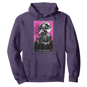 Plague Doctor Tarot Card Hoodie Mysterious Horror Death Occult Satanic TS10 Purple Print Your Wear