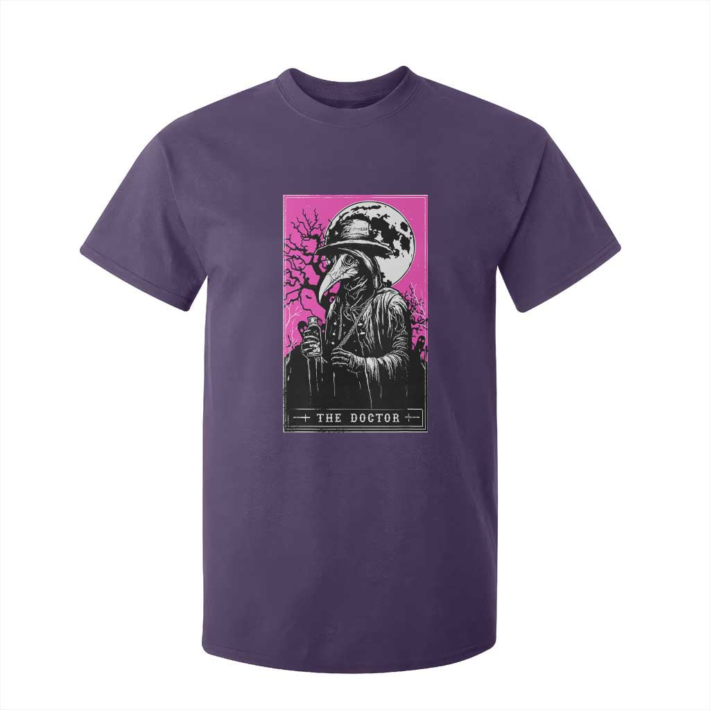 Plague Doctor Tarot Card T Shirt For Kid Mysterious Horror Death Occult Satanic TS10 Purple Print Your Wear