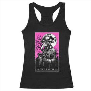 Plague Doctor Tarot Card Racerback Tank Top Mysterious Horror Death Occult Satanic TS10 Black Print Your Wear