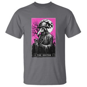 Plague Doctor Tarot Card T Shirt Mysterious Horror Death Occult Satanic TS10 Charcoal Print Your Wear