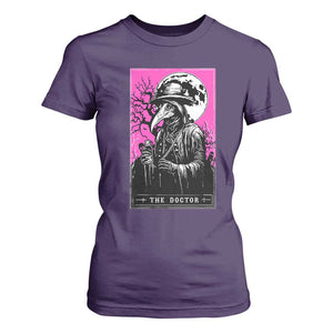 Plague Doctor Tarot Card T Shirt For Women Mysterious Horror Death Occult Satanic TS10 Purple Print Your Wear