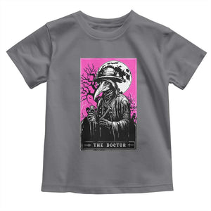 Plague Doctor Tarot Card Toddler T Shirt Mysterious Horror Death Occult Satanic TS10 Charcoal Print Your Wear
