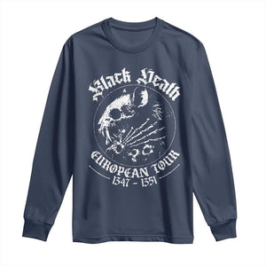 Plague Rat Long Sleeve Shirt Black Death European Tour Medieval History Goth TS10 Navy Print Your Wear