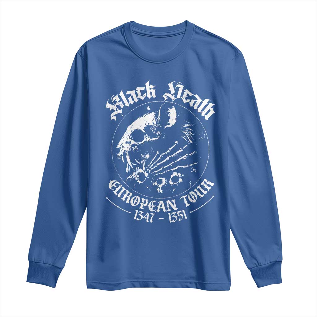 Plague Rat Long Sleeve Shirt Black Death European Tour Medieval History Goth TS10 Royal Blue Print Your Wear