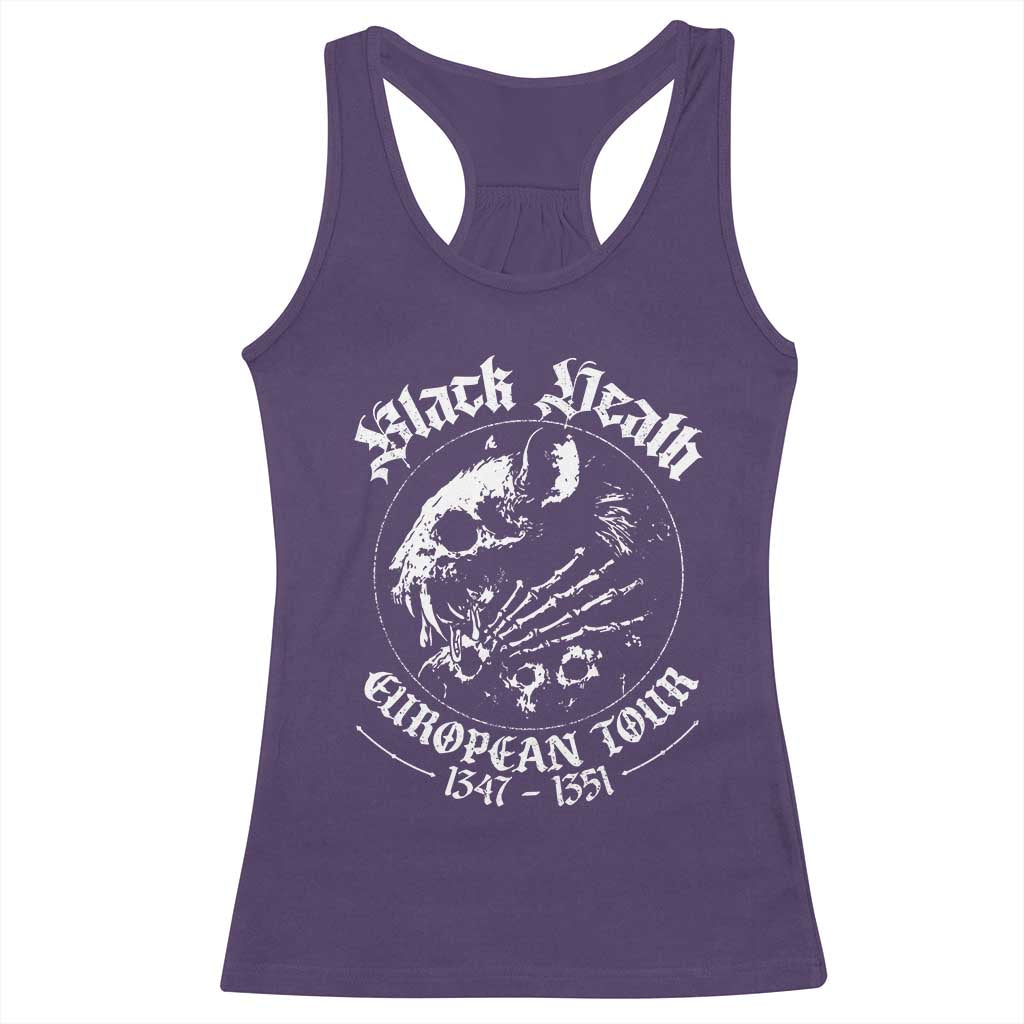 Plague Rat Racerback Tank Top Black Death European Tour Medieval History Goth TS10 Purple Print Your Wear