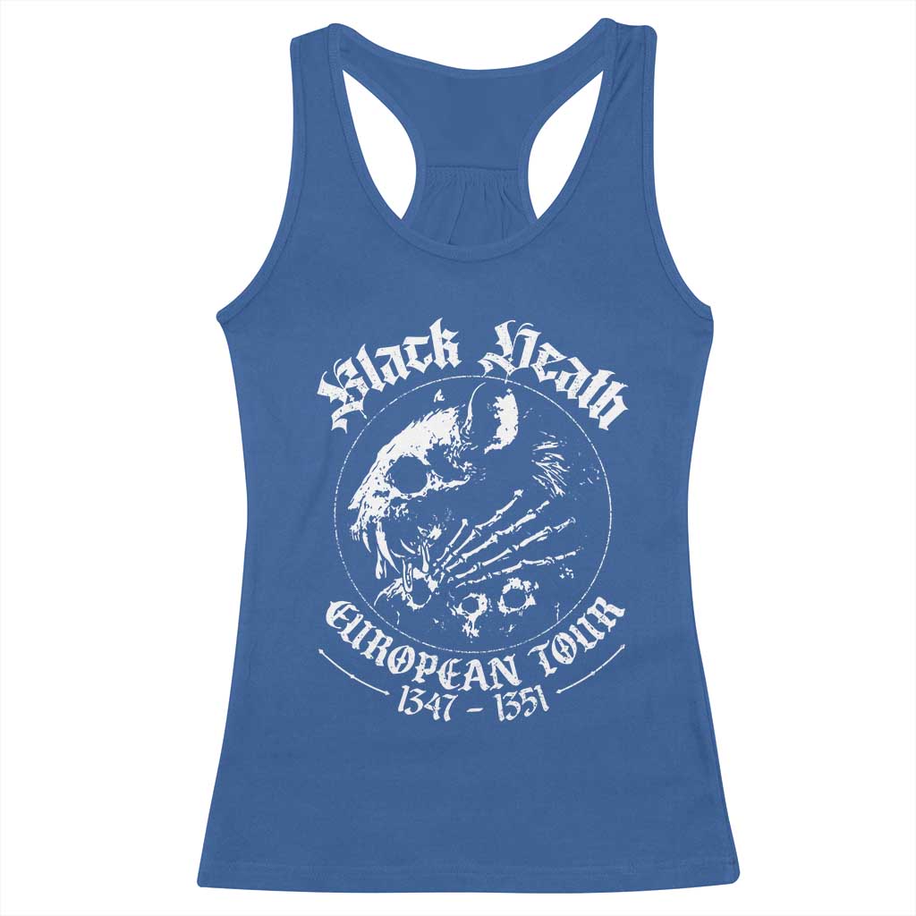 Plague Rat Racerback Tank Top Black Death European Tour Medieval History Goth TS10 Royal Blue Print Your Wear