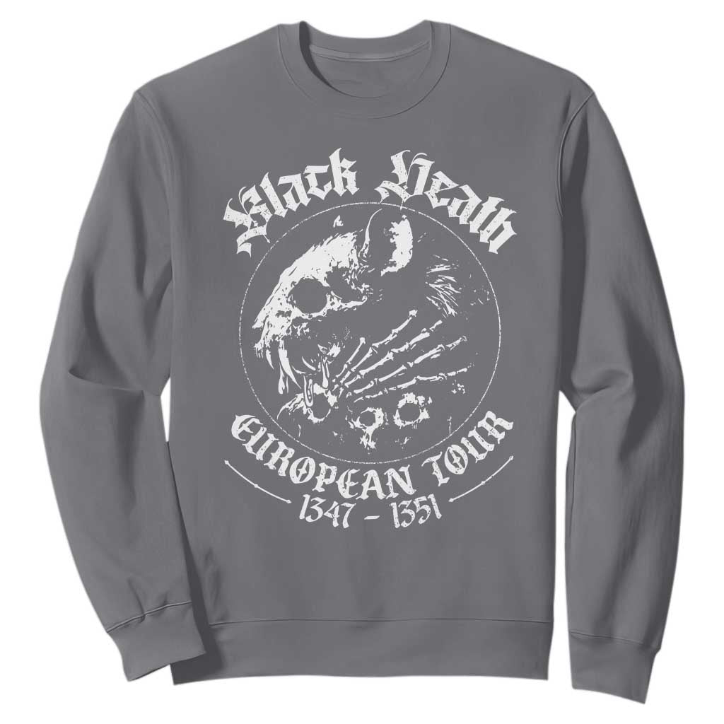 Plague Rat Sweatshirt Black Death European Tour Medieval History Goth TS10 Charcoal Print Your Wear