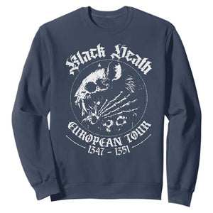 Plague Rat Sweatshirt Black Death European Tour Medieval History Goth TS10 Navy Print Your Wear