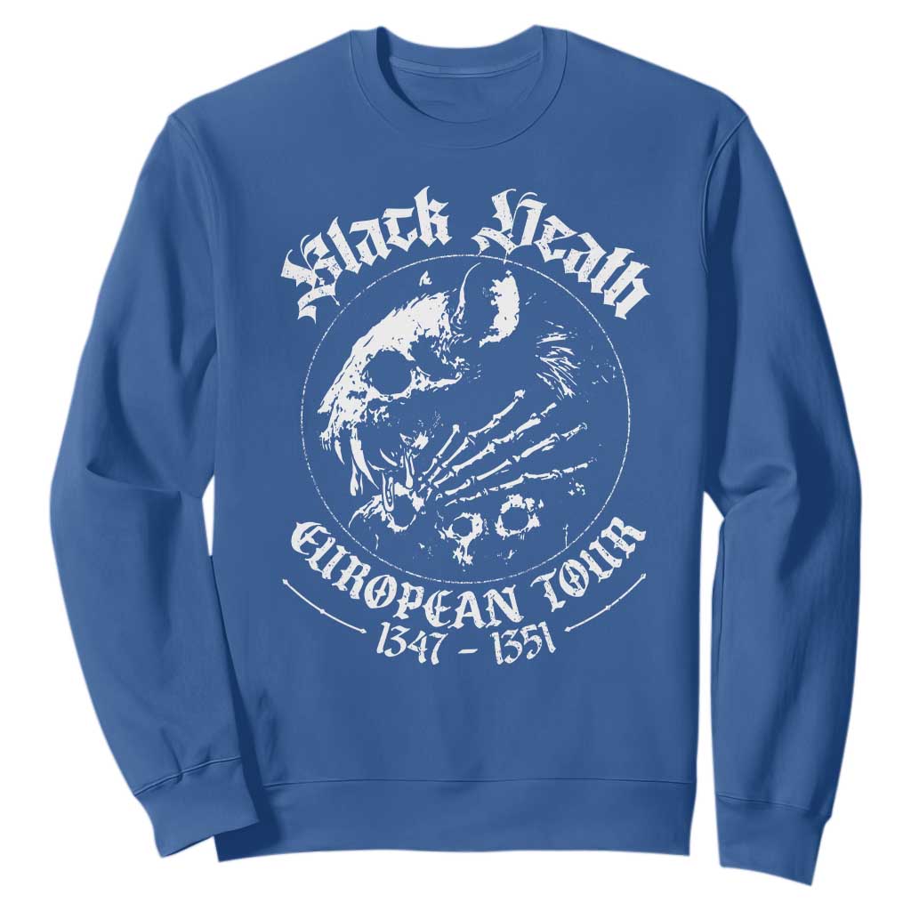 Plague Rat Sweatshirt Black Death European Tour Medieval History Goth TS10 Royal Blue Print Your Wear