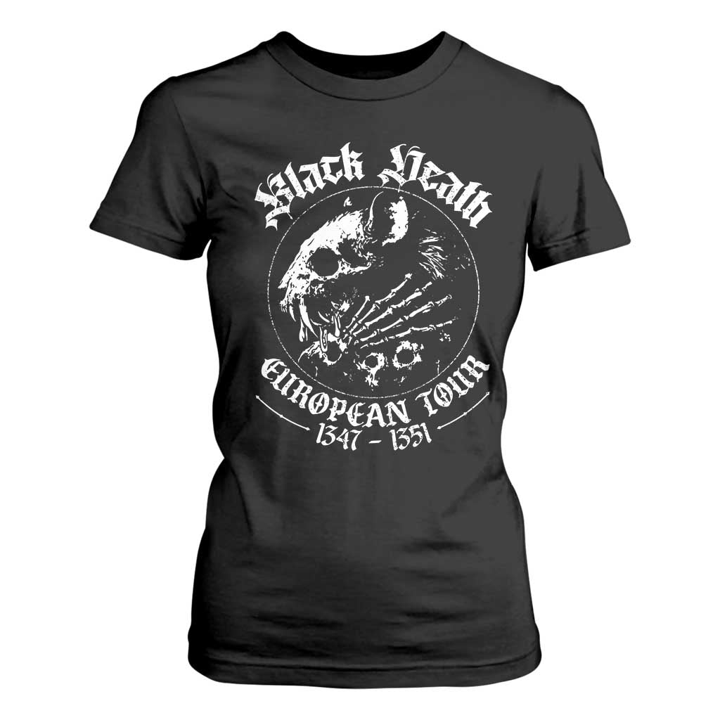Plague Rat T Shirt For Women Black Death European Tour Medieval History Goth TS10 Black Print Your Wear