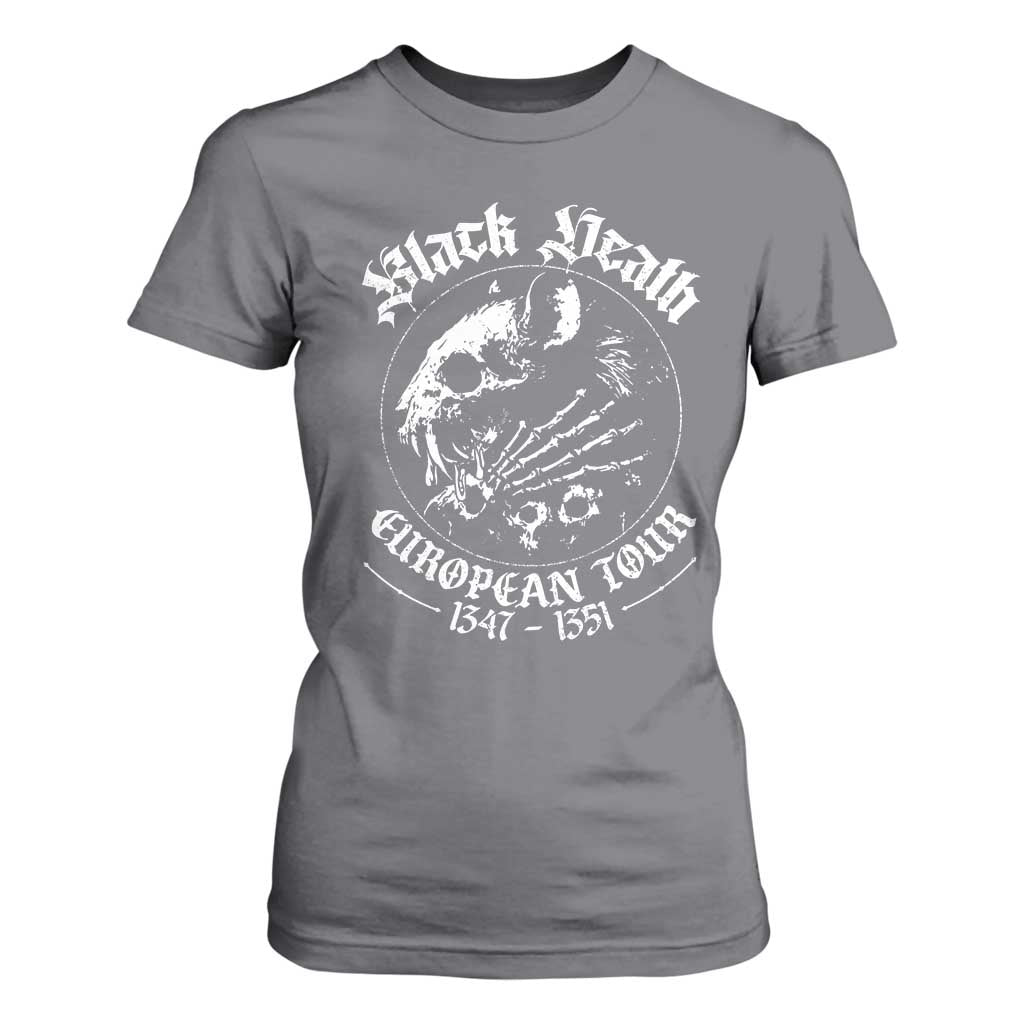 Plague Rat T Shirt For Women Black Death European Tour Medieval History Goth TS10 Charcoal Print Your Wear