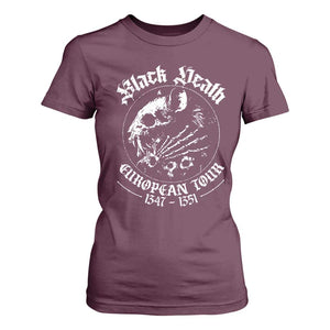 Plague Rat T Shirt For Women Black Death European Tour Medieval History Goth TS10 Maroon Print Your Wear