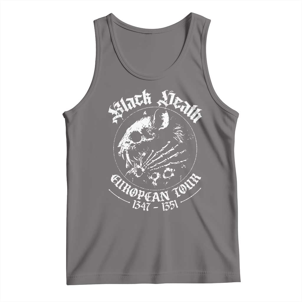 Plague Rat Tank Top Black Death European Tour Medieval History Goth TS10 Deep Heather Print Your Wear