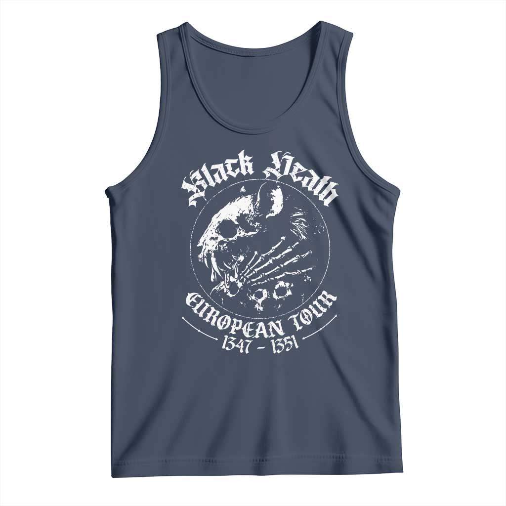 Plague Rat Tank Top Black Death European Tour Medieval History Goth TS10 Navy Print Your Wear
