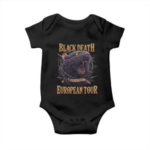 Black Death European Tour Baby Onesie Plague Rat Medieval History Alternative Art TS10 Black Print Your Wear