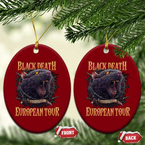 Black Death European Tour Ceramic Ornament Plague Rat Medieval History Alternative Art TS10 Print Your Wear