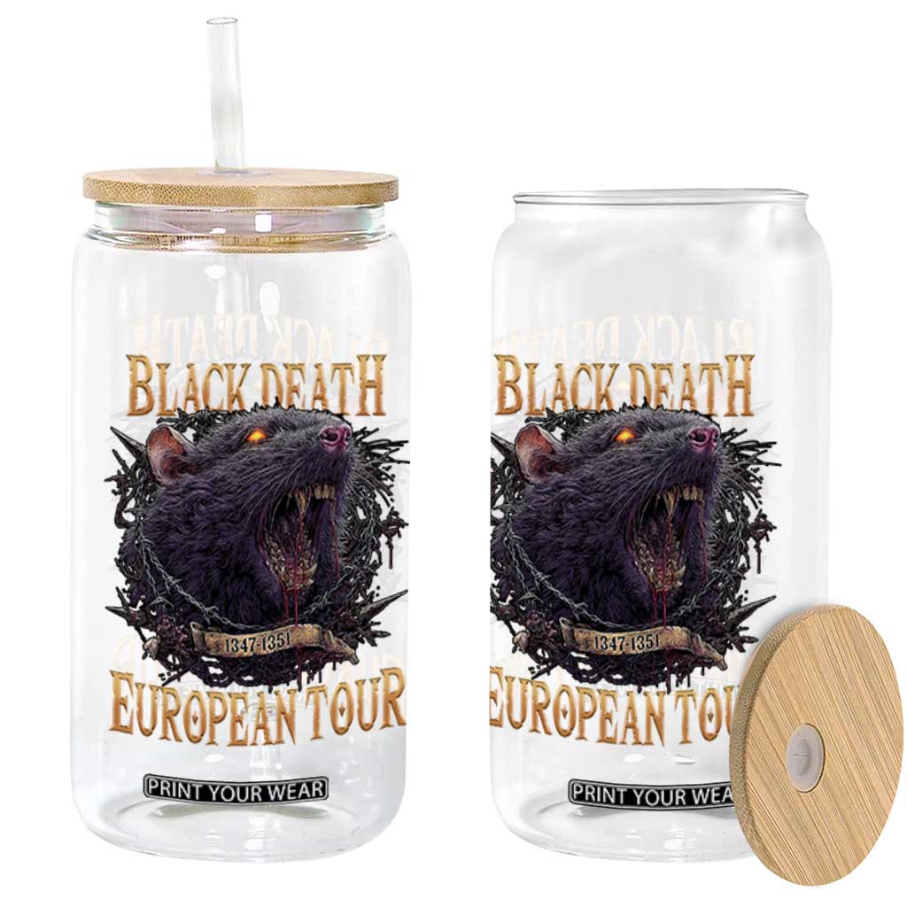 Black Death European Tour Glass Can Plague Rat Medieval History Alternative Art TS10 Print Your Wear