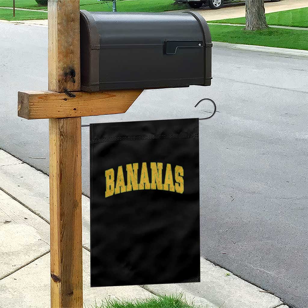 Funny Retro Bananas Garden Flag Vintage Banana Gifts Yellow Varsity TS10 Print Your Wear