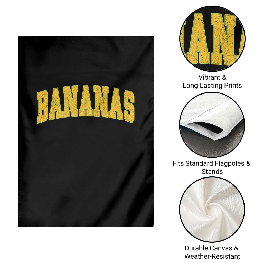 Funny Retro Bananas Garden Flag Vintage Banana Gifts Yellow Varsity TS10 Print Your Wear