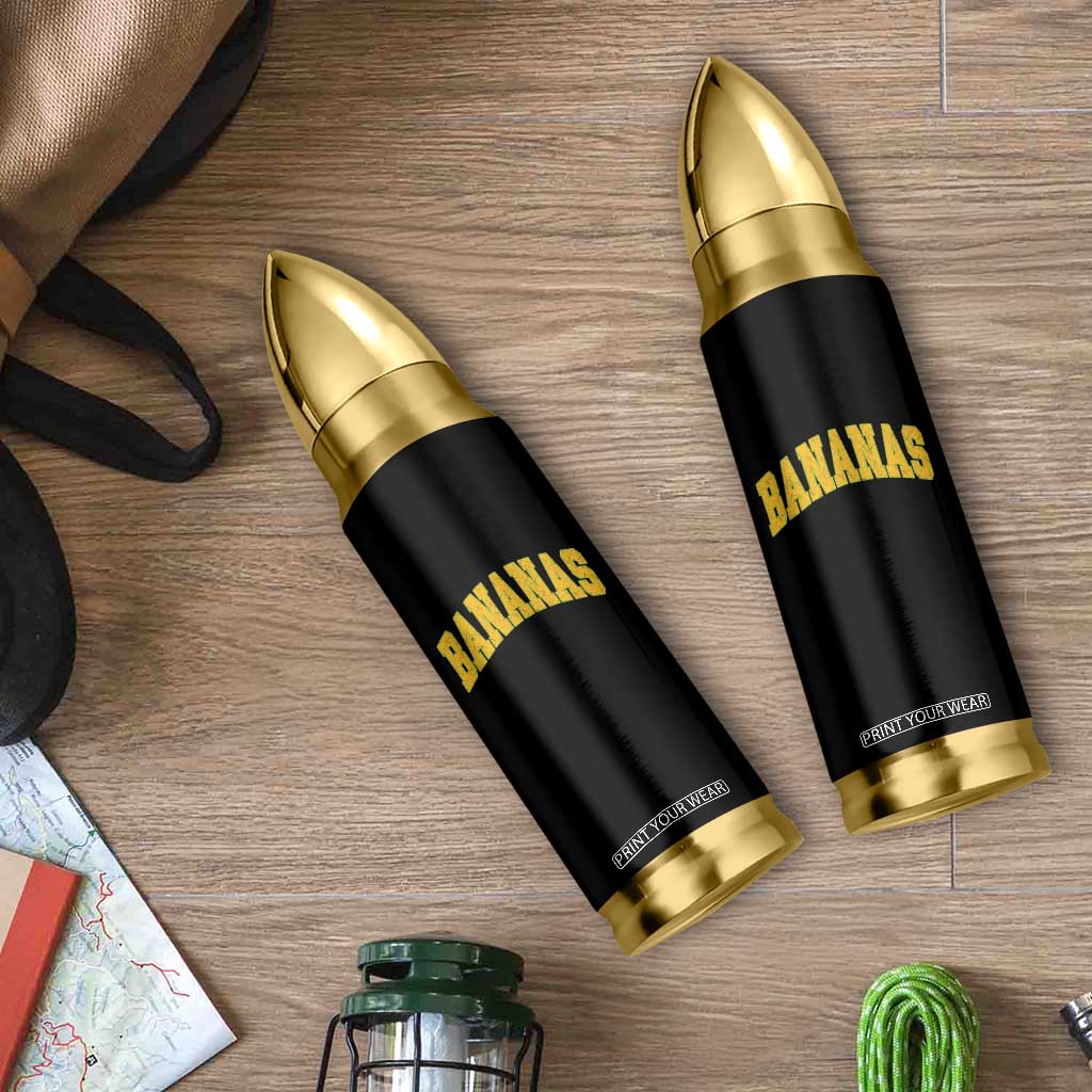 Funny Retro Bananas Bullet Tumbler Vintage Banana Gifts Yellow Varsity TS10 Print Your Wear