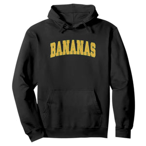 Funny Retro Bananas Hoodie Vintage Banana Gifts Yellow Varsity TS10 Black Print Your Wear