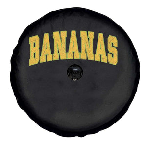 Funny Retro Bananas Spare Tire Cover Vintage Banana Gifts Yellow Varsity TS10 Print Your Wear