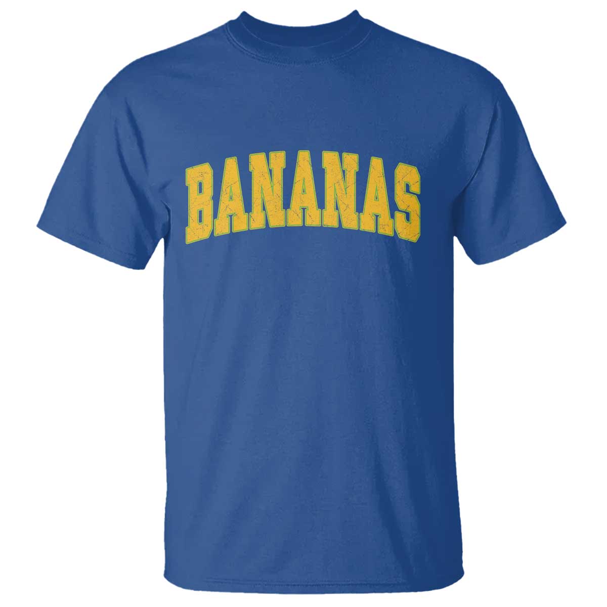 Funny Retro Bananas T Shirt Vintage Banana Gifts Yellow Varsity TS10 Royal Blue Print Your Wear