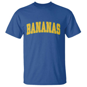 Funny Retro Bananas T Shirt Vintage Banana Gifts Yellow Varsity TS10 Royal Blue Print Your Wear