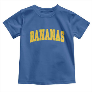 Funny Retro Bananas Toddler T Shirt Vintage Banana Gifts Yellow Varsity TS10 Royal Blue Print Your Wear