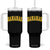Funny Retro Bananas Tumbler With Handle Vintage Banana Gifts Yellow Varsity TS10 One Size: 40 oz Black Print Your Wear