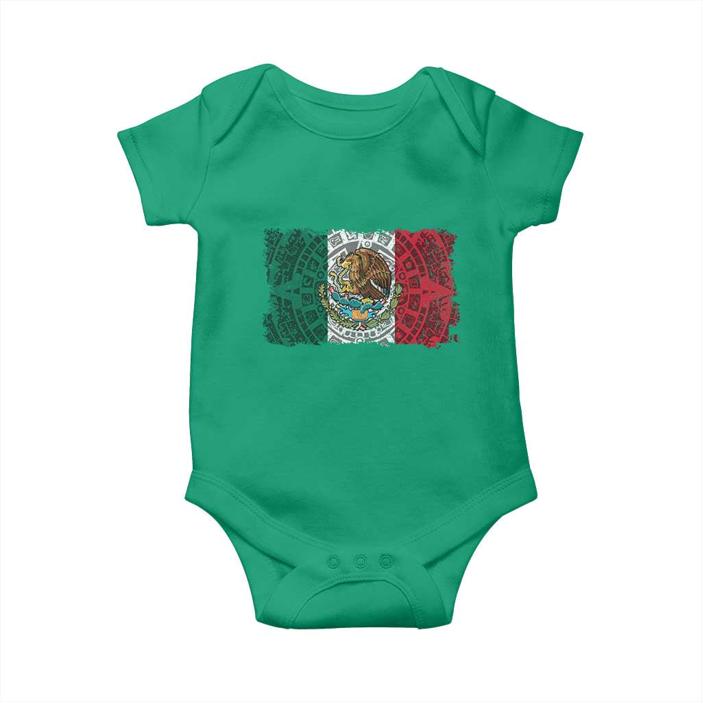 Eagle Mexican Flag Baby Onesie Aztecs Mexico Heritage Roots TS10 Irish Green Print Your Wear