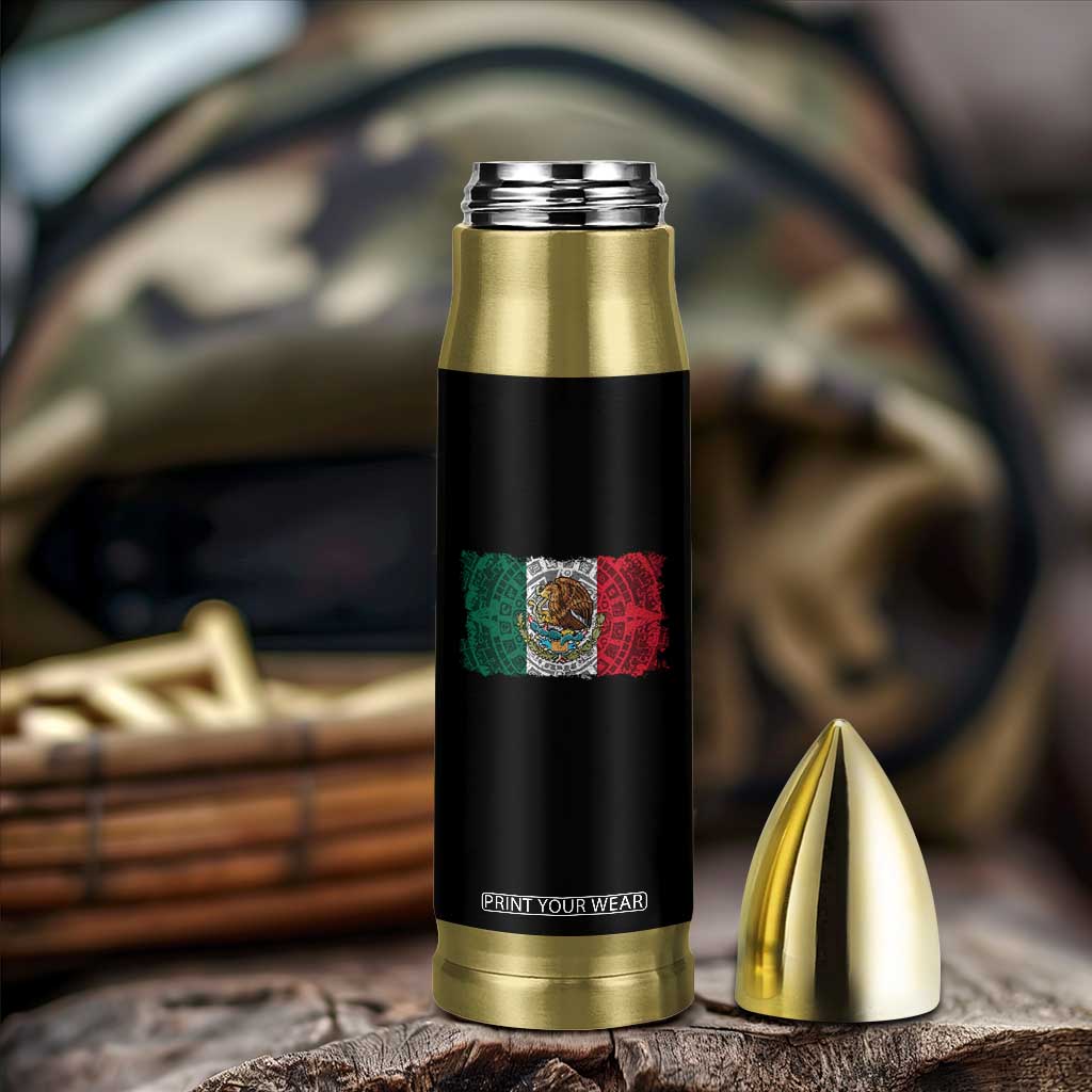 Eagle Mexican Flag Bullet Tumbler Aztecs Mexico Heritage Roots TS10 Print Your Wear