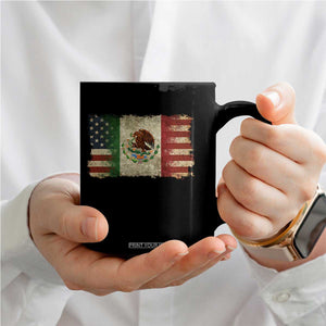 American Mexican Flag Coffee Mug Mexico Heritage Mexican Roots TS10 Print Your Wear
