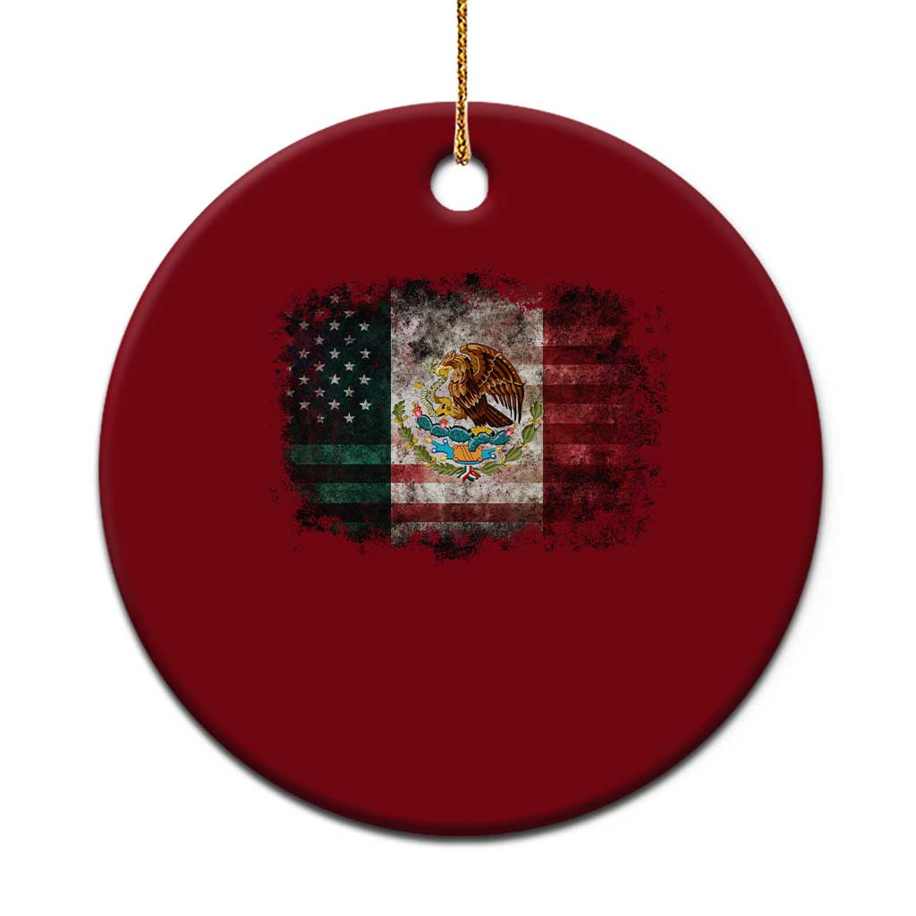Vintage Mexican Flag Ceramic Ornament Eagle Mexico Heritage Mexican Roots TS10 1pc Red Print Your Wear