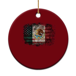 Vintage Mexican Flag Ceramic Ornament Eagle Mexico Heritage Mexican Roots TS10 1pc Red Print Your Wear