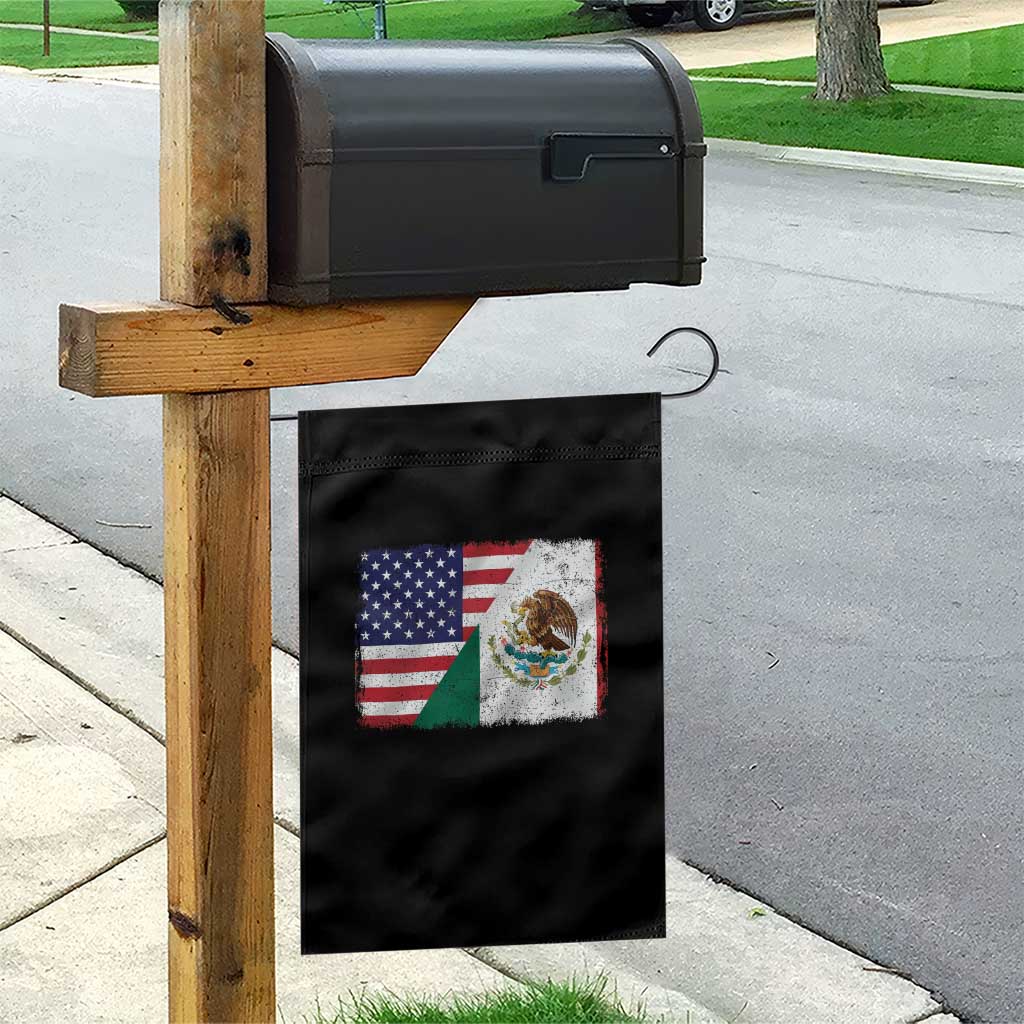 American Mexican Flag Garden Flag Mexico Heritage Half Mexican Roots TS10 Print Your Wear