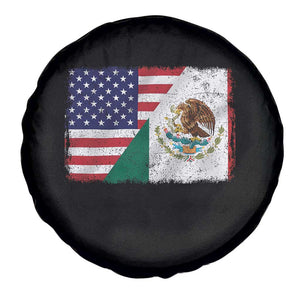 American Mexican Flag Spare Tire Cover Mexico Heritage Half Mexican Roots TS10 Print Your Wear