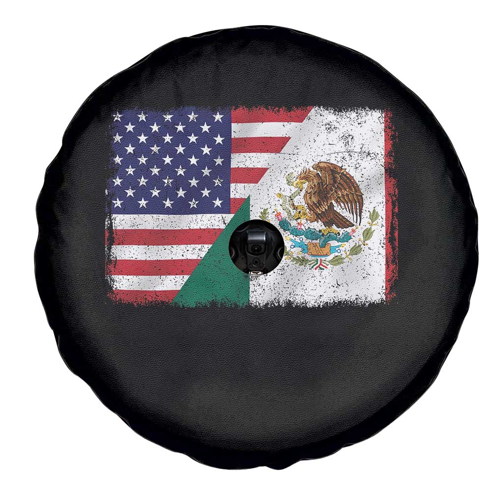 American Mexican Flag Spare Tire Cover Mexico Heritage Half Mexican Roots TS10 Print Your Wear
