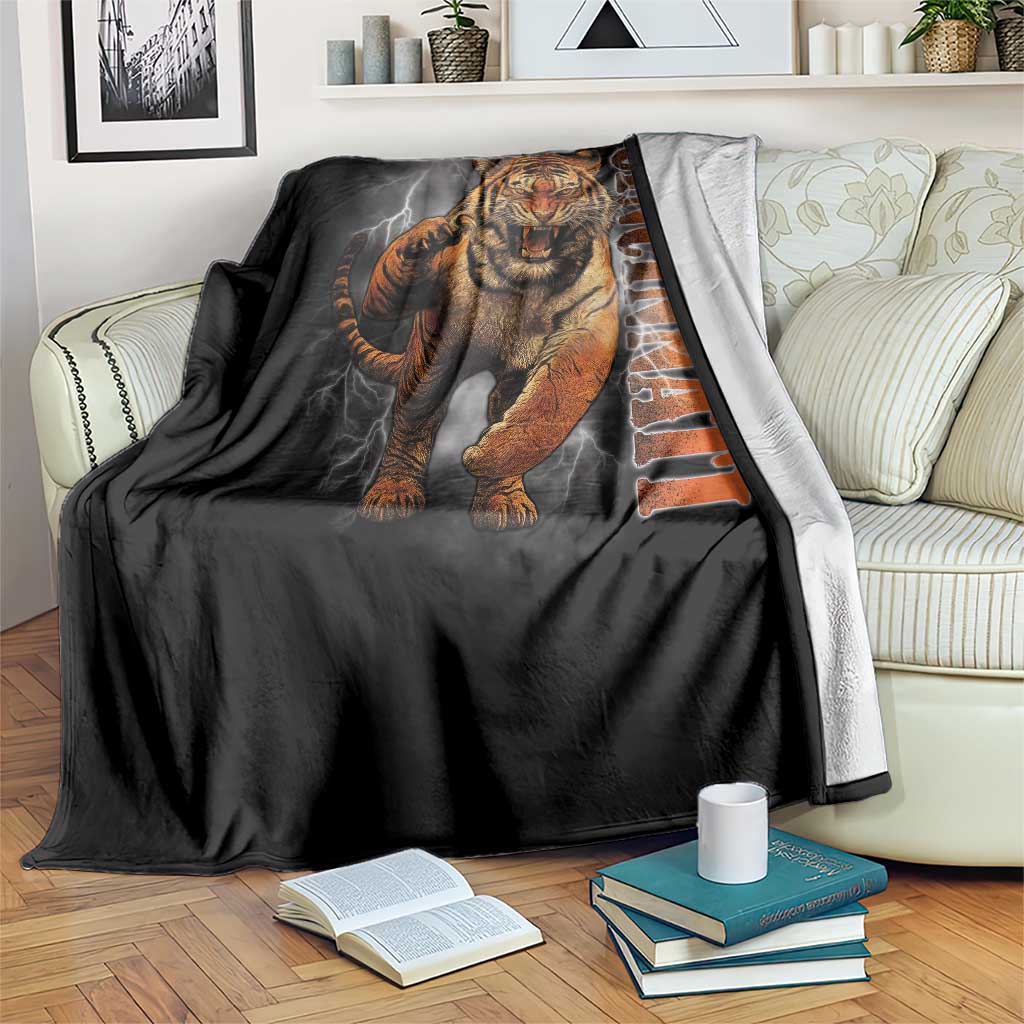 Cincinnati Tiger Throw Blanket Bootleg Vintage TS10 Print Your Wear