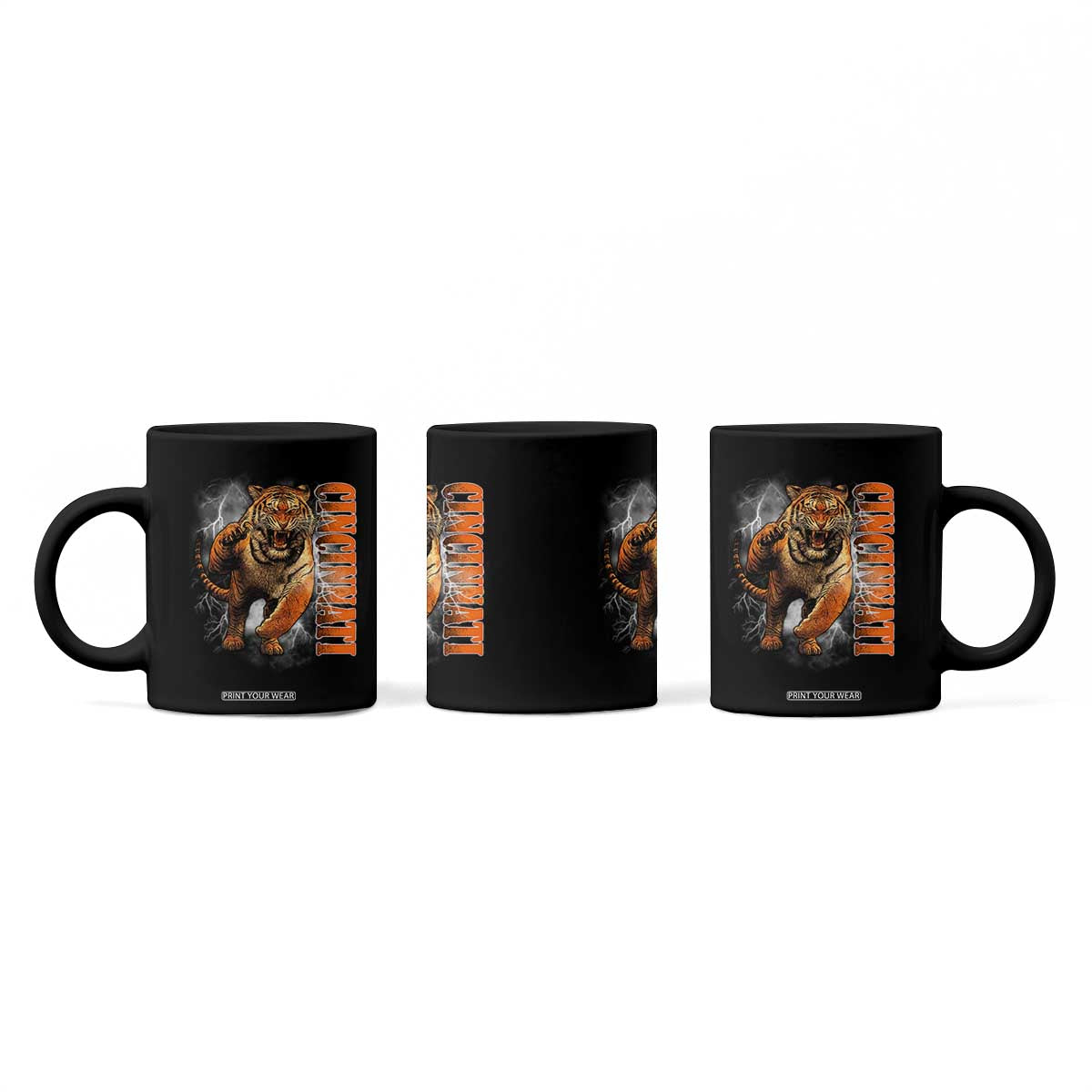 Cincinnati Tiger Coffee Mug Bootleg Vintage TS10 Print Your Wear